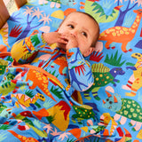 Kip & Co Dinosaur Roar Organic Cotton Snuggle Blanket