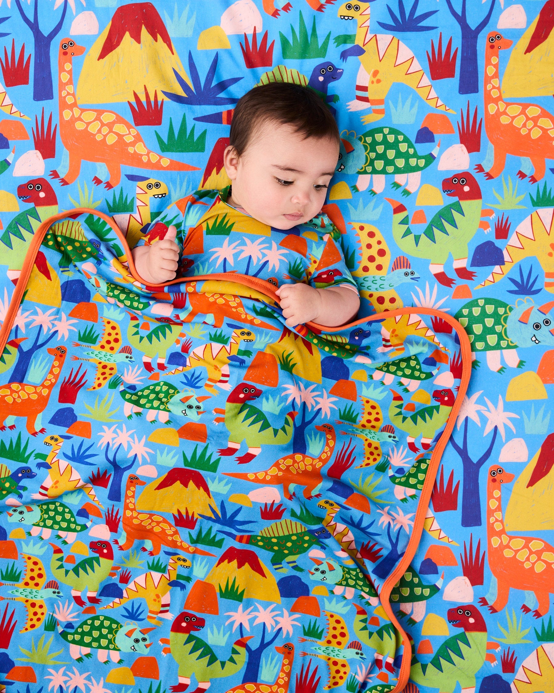 Kip & Co Dinosaur Roar Organic Cotton Snuggle Blanket