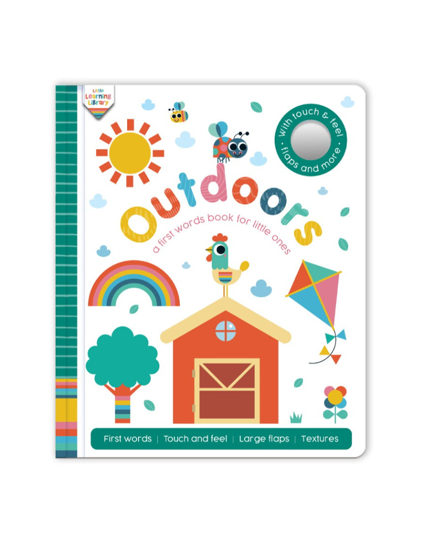 Little Learning Library Outdoors by Brumby Sunstate, colorful educational outdoor playset with books and learning materials.