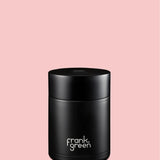 Frank Green insulated food container, 475ml, featuring a sleek design with a secure lid and stainless steel interior for hot or cold food.