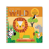 Jigsaw Jumble Wild puzzle by Brumby Sunstate featuring colorful animal illustrations and vibrant jungle scenery.