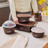 Frank Green Duo Pack To Go Bowl featuring a stylish, reusable lunch container with secure lid and sleek design.