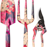 Kip & Co Australian Bush Blossom Garden Tools and Gloves Set