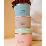 Frank Green Duo Pack To Go Bowl with stainless steel lid and colorful silicone sleeve for eco-friendly on-the-go meals