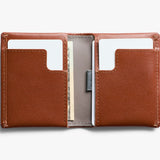 Bellroy Slim Sleeve wallet in Sienna, showing the sleek leather design with card slots and minimalist style.
