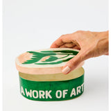 Jones & Co Paradis Green large trivet with intricate pattern, designed to protect surfaces from hot dishes.