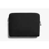 Black Bellroy Laptop Caddy for 14-inch laptops, shown with the open case displaying compartments and organization features.