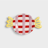 Klevering Plate Goody Small, round ceramic dish with decorative pattern, ideal for serving snacks or small appetizers.