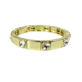 Gold Queenie bracelet by Mosk Melbourne featuring intricate chain links and elegant design for stylish wear.