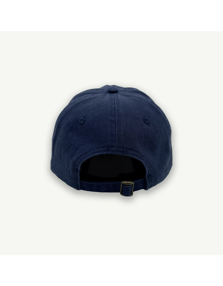 Banabae Old Mate washed baseball cap in navy, adjustable brim and classic style, made from durable fabric.
