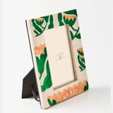 Jones & Co Paradis Floral Frame photo frame with a decorative floral design and a classic wooden border.