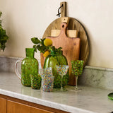 Kip & Co Garden Soiree Speckle Water Jug vase with a speckled design, perfect for floral arrangements or decorative display.