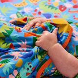 Kip & Co Dinosaur Roar Organic Cotton Snuggle Blanket