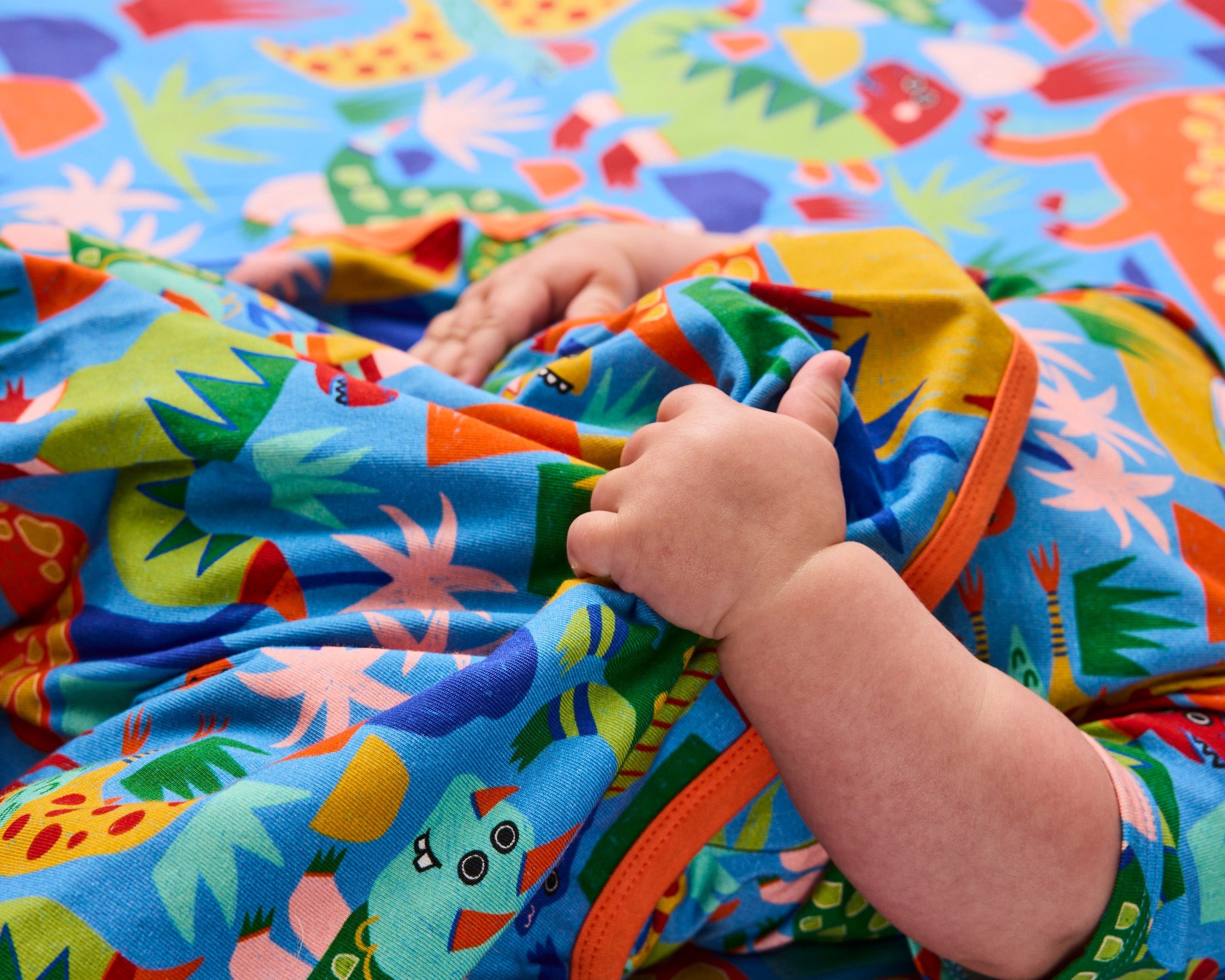 Kip & Co Dinosaur Roar Organic Cotton Snuggle Blanket