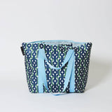 Medium tote bag from Project Ten with chain zip closure, featuring a stylish design and durable construction.