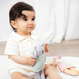 Living Textiles Kimmy the Koala knitted animal toy with soft, plush fabric and detailed features, perfect for cuddling and play.