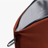 Bellroy Lite 14-inch Clay laptop sleeve showing a slim, protective design with soft interior lining and durable exterior fabric.
