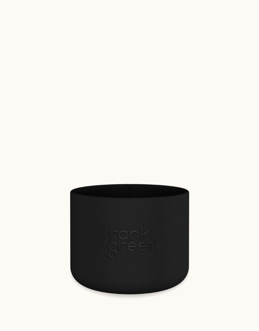 Small Frank Green Bottle Bumper Guard from Say It Sister, protective silicone cover for eco-friendly water bottles.
