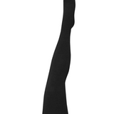 Black merino wool tights by Tightology, featuring a snug fit and smooth texture for warmth and comfort.