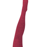 Tightology Martini Crimson Wool Tights showing bright red, snug-fitting wool tights with a smooth texture and elastic waistband.