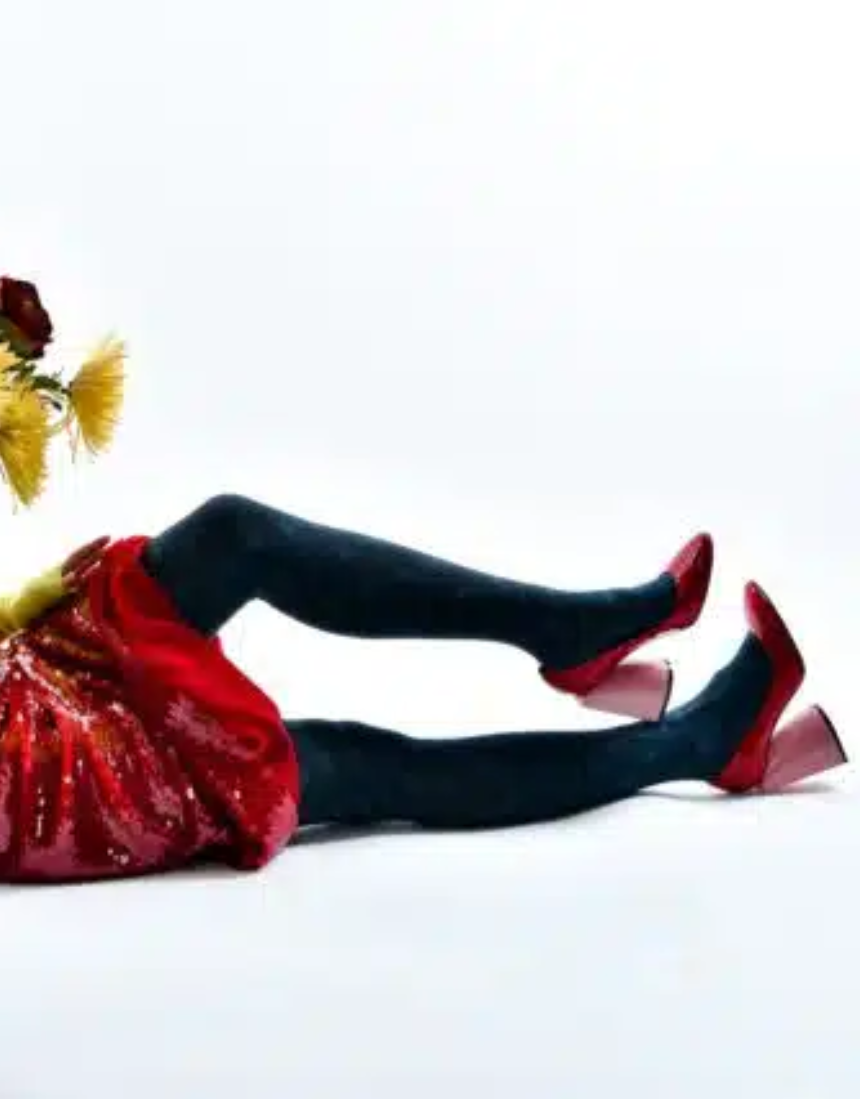 Navy cotton tights from Tightology's Cirque collection, featuring a snug fit and smooth texture.