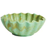 Sage x Clare Venus Bowl Artichoke dinnerware with a vibrant green artichoke design on ceramic bowl.