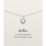 Elegant Petals Australia mother of pearl necklace featuring a delicate, lustrous pendant on a fine chain.