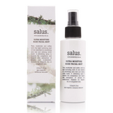 Salus Ultra Moisture Rose Facial Mist in a spray bottle, designed for hydrating skin in bath and body skincare routines.