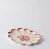 Jones & Co Atlantic Shell Plate featuring a detailed shell design in neutral tones on a white background.