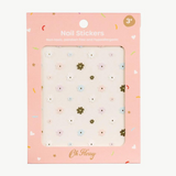 Kids nail stickers from Oh Flossy featuring colorful, playful designs perfect for children's nail art.