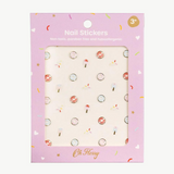Kids' Oh Flossy nail stickers featuring colorful, playful designs for easy application and fun nail art for children.