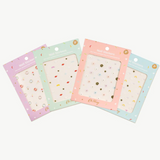 Kids Oh Flossy nail stickers with colorful, playful designs for children's nail art and fun fashion accessories.