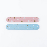 Oh Flossy kids nail files in colorful packaging, designed for gentle nail care for children