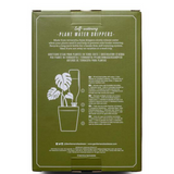 Gentlemen's Hardware plant water drippers string light with small LED bulbs for outdoor garden or patio decoration.