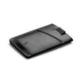 Black Bellroy Card Sleeve 2nd Edition wallet with multiple card slots and sleek leather design visible in the image.