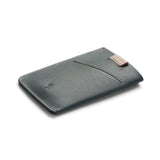 Bellroy Card Sleeve 2nd Edition in Everglade leather showing multiple card slots with a sleek, compact wallet design.