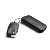 Bellroy Key Cover Plus 3rd Edition in black showing sleek leather key organizer with multiple key slots.