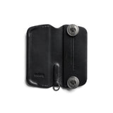 Bellroy Key Cover Plus 3rd Edition in black, slim leather key organizer with multiple key slots and compact design.