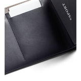 Bellroy Travel Wallet in Everglade leather, featuring multiple card slots and a sleek, compact design for organized travel.