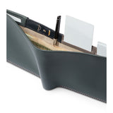 Bellroy Travel Wallet in Everglade leather showing multiple card slots, cash pocket, and sleek design for organized travel storage.