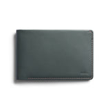Bellroy Travel Wallet in Everglade leather, showing multiple card slots and a sleek compact design.