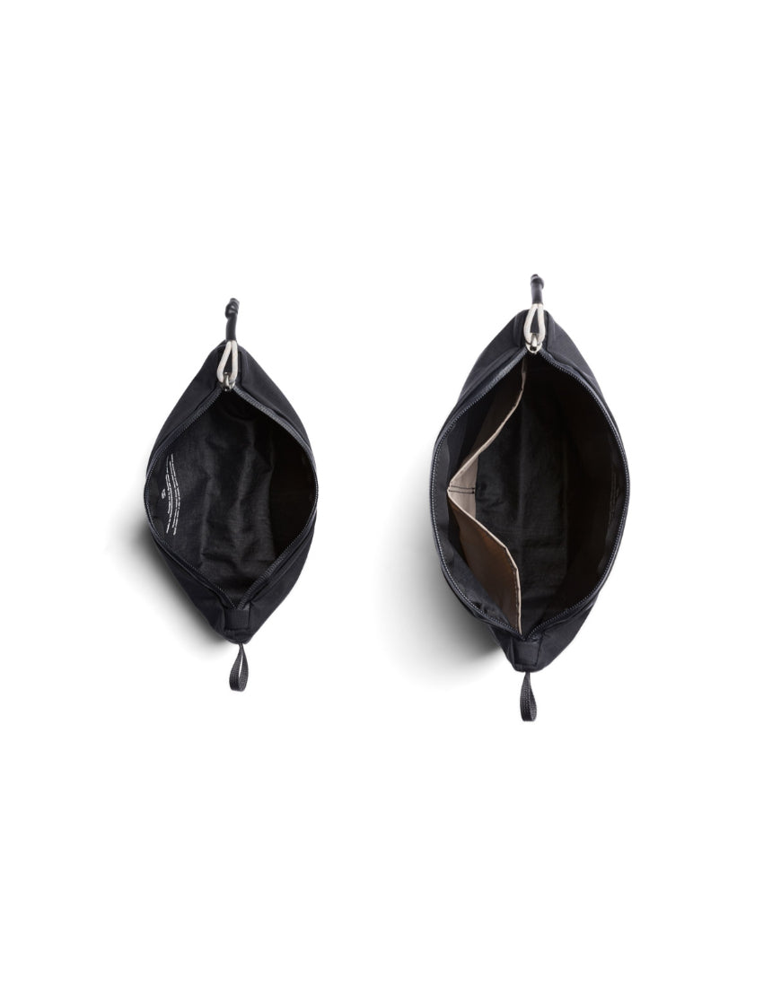 Bellroy Light Pouch Duo in black, compact accessory with two slim pouches for organization and everyday carry.