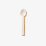 Bonnie and Neil enamel teaspoon in lilac color, part of a cutlery set, with a smooth handle and shiny enamel finish.