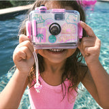 Sunnylife Underwater Camera Sherbet in vibrant colors, designed for capturing underwater photos and videos.