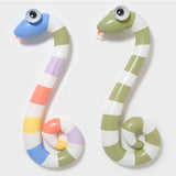 Colorful Sunnylife kids inflatable pool noodle set from Into the Wild collection, featuring vibrant animal and nature-themed designs.