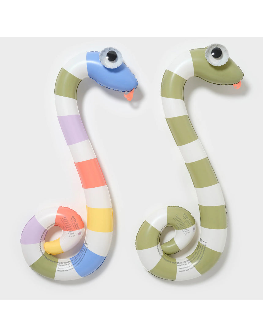 Sunnylife kids inflatable pool noodle set from Into the Wild collection, featuring colorful, flexible foam noodles for swimming fun.