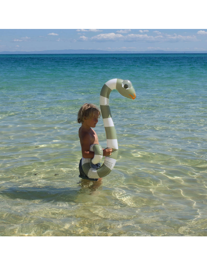 Sunnylife kids pool noodle set from Into the Wild collection, colorful inflatable pool noodles for children in outdoor water play.