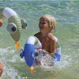 Sunnylife Kids inflatable pool noodle set featuring colorful animal designs from the Into the Wild collection.
