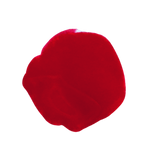 Hanami Cosmetics Cherry Oh Baby nail polish in a vibrant cherry red color, shown in a sleek bottle with a white cap.