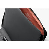 Bellroy Tokyo Folio 12.9-inch Raven leather tablet case with sleek design and organized compartments for accessories.